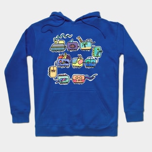 Spooky Train Dinosaur Hoodie